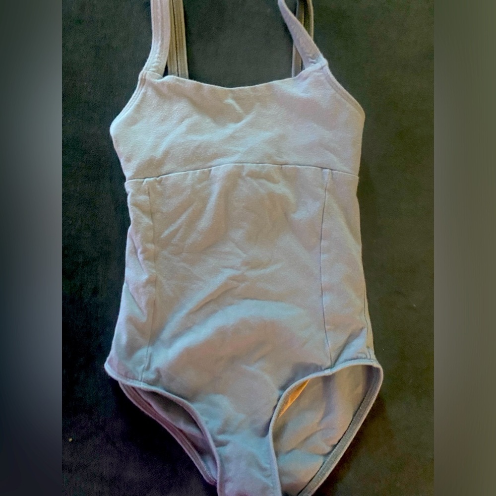 CAPEZIO - Leotard - Baby Blue - Girls Size 7/8